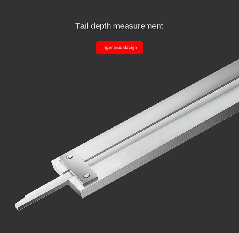 Description Picture 6 of item0-200MM Vernier Calipers Steel Gauge Micrometer Measuring Instruments Carpenter Tools Professional Pachymeter Depth Ruler