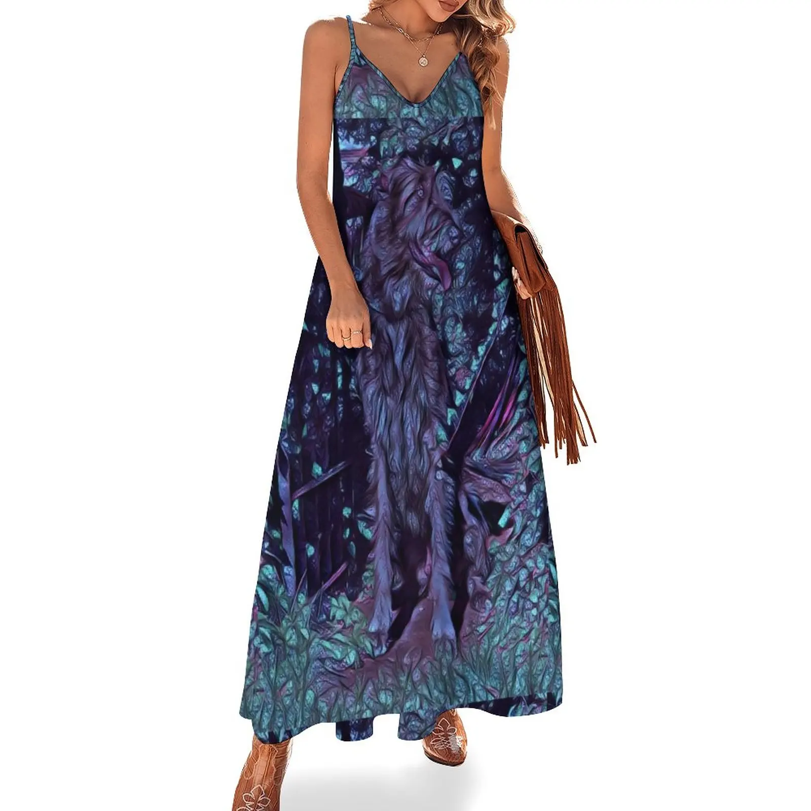 

Night Hound in Purple Sleeveless Dress women's evening dresses beach dresses