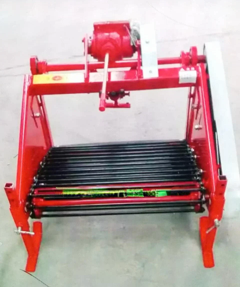 

Potato harvester matched with walking tractor