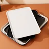 Rectangular Plastic Tray Hotel Restaurant Large Serving Trays Tea Water Dish Home Breakfast Bread Pan Coffee Table Organizer 5