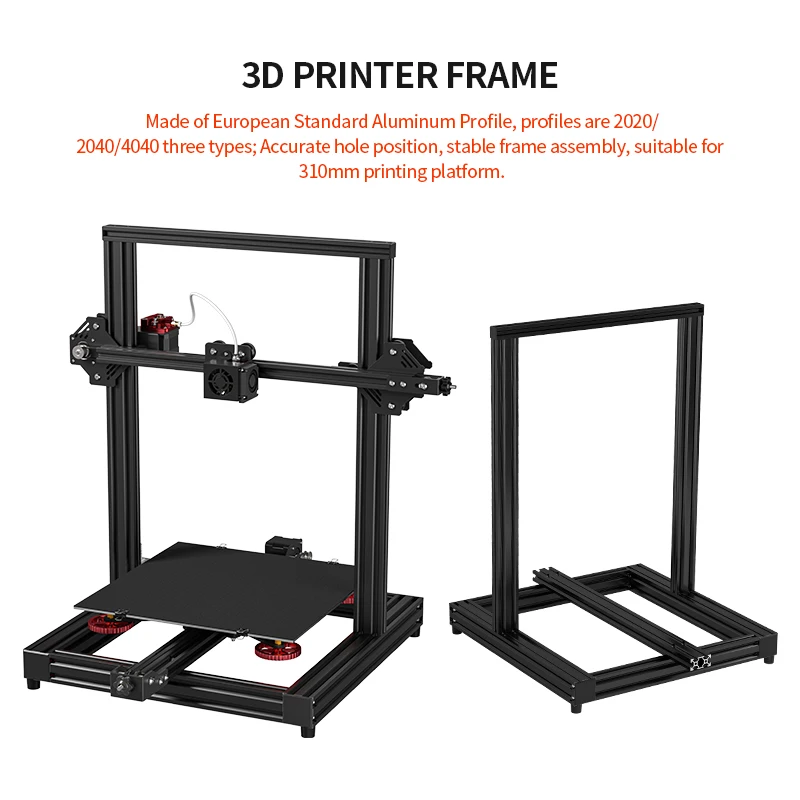 Комплект рамок для 3D-принтера Ender3 комплект конструкций Подходит профиля плиты 235