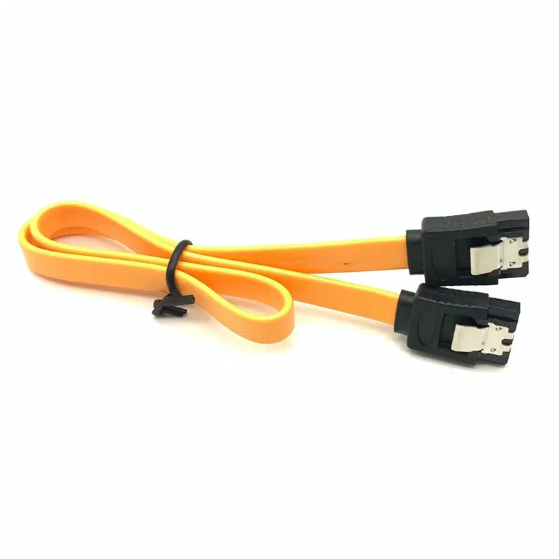 

SATA 3.0 III Hard Disk Drive Data Cable HDD SSD Cord Line 7Pin Sata Cable 6Gbps 40CM Dual Straight Cable For SATA Device