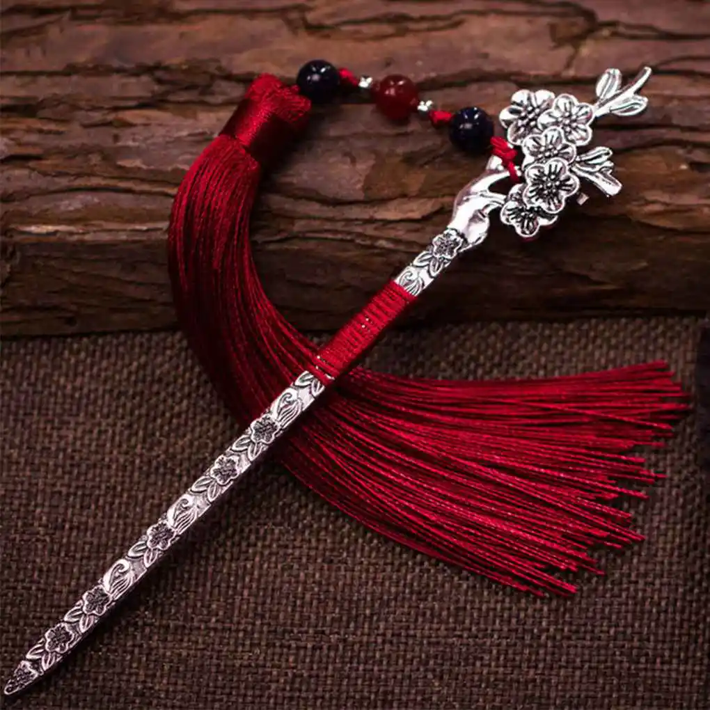 16cm vintage bookmark with tassel chinese style exquisite long tassel label book page sign tag for students writers readers 16cm Vintage Bookmark With Tassel Chinese Style Exquisite Long Tassel Label Book Page Sign Tag For Students Writers Readers