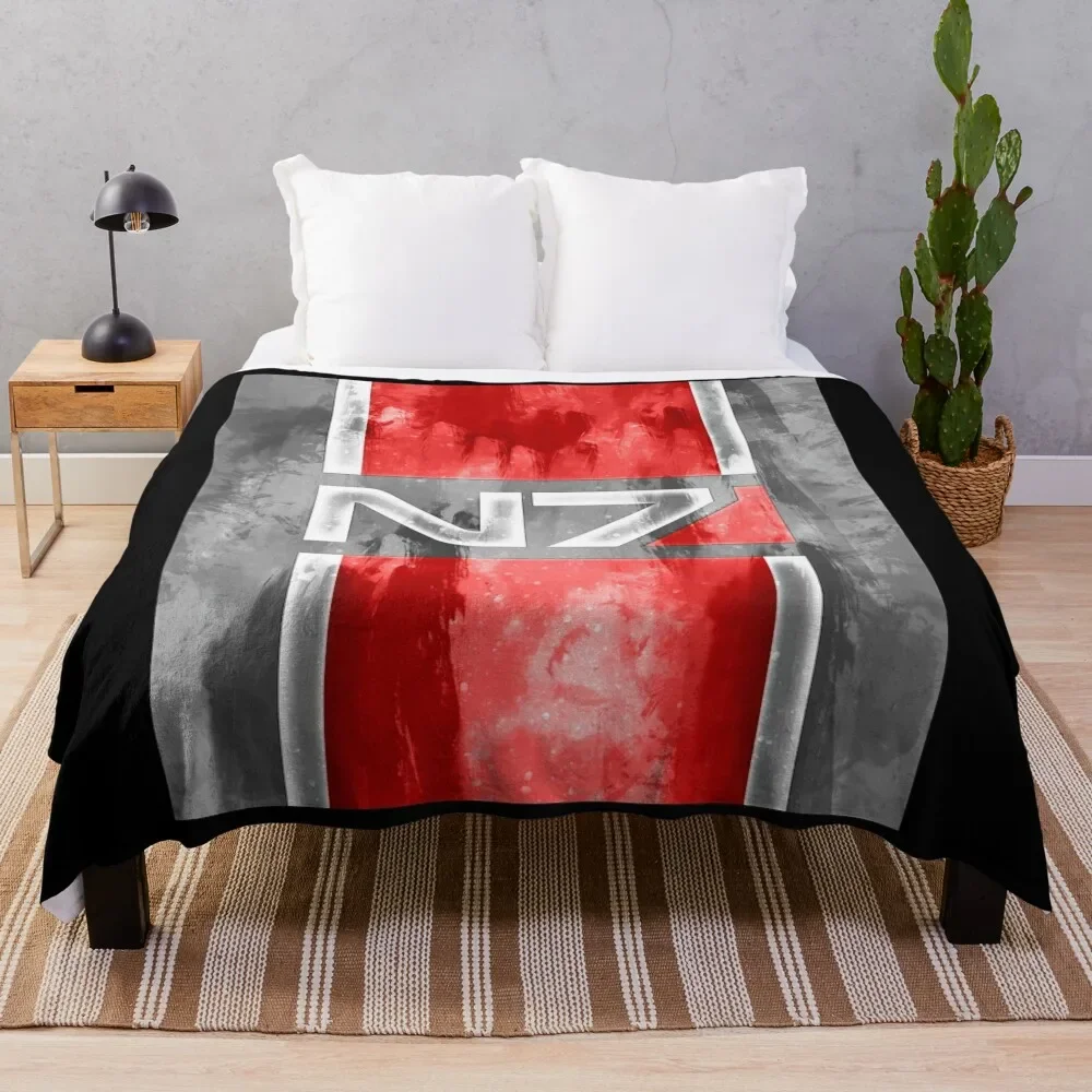 

N7 Emblem Throw Blanket Blankets For Sofas Bed Blankets