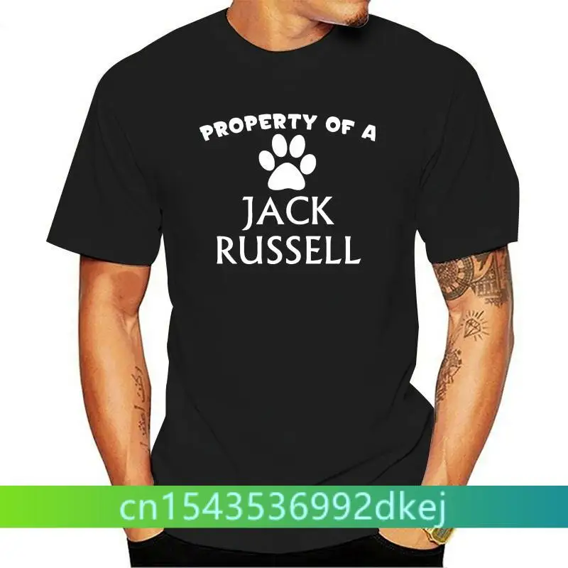 

Jack Russell Tshirt Vintage High Quality Clothing Summer Men Tshirt Casual Slogan Cotton Simple Personalized