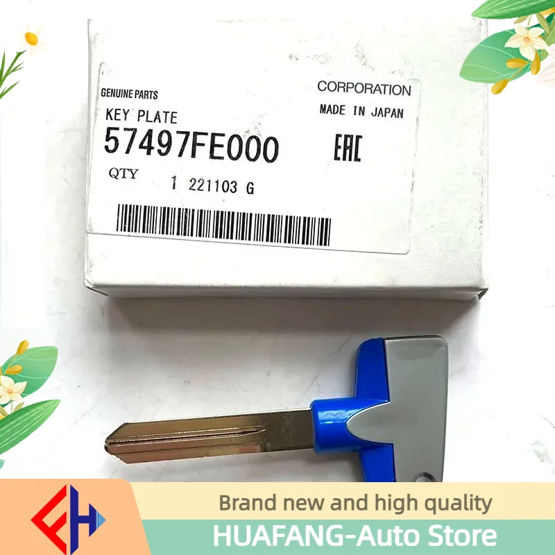 original Genuine Titanium Key Blank 57497FE000 For Subaru STI Forester Impreza Legacy WRX BAJA