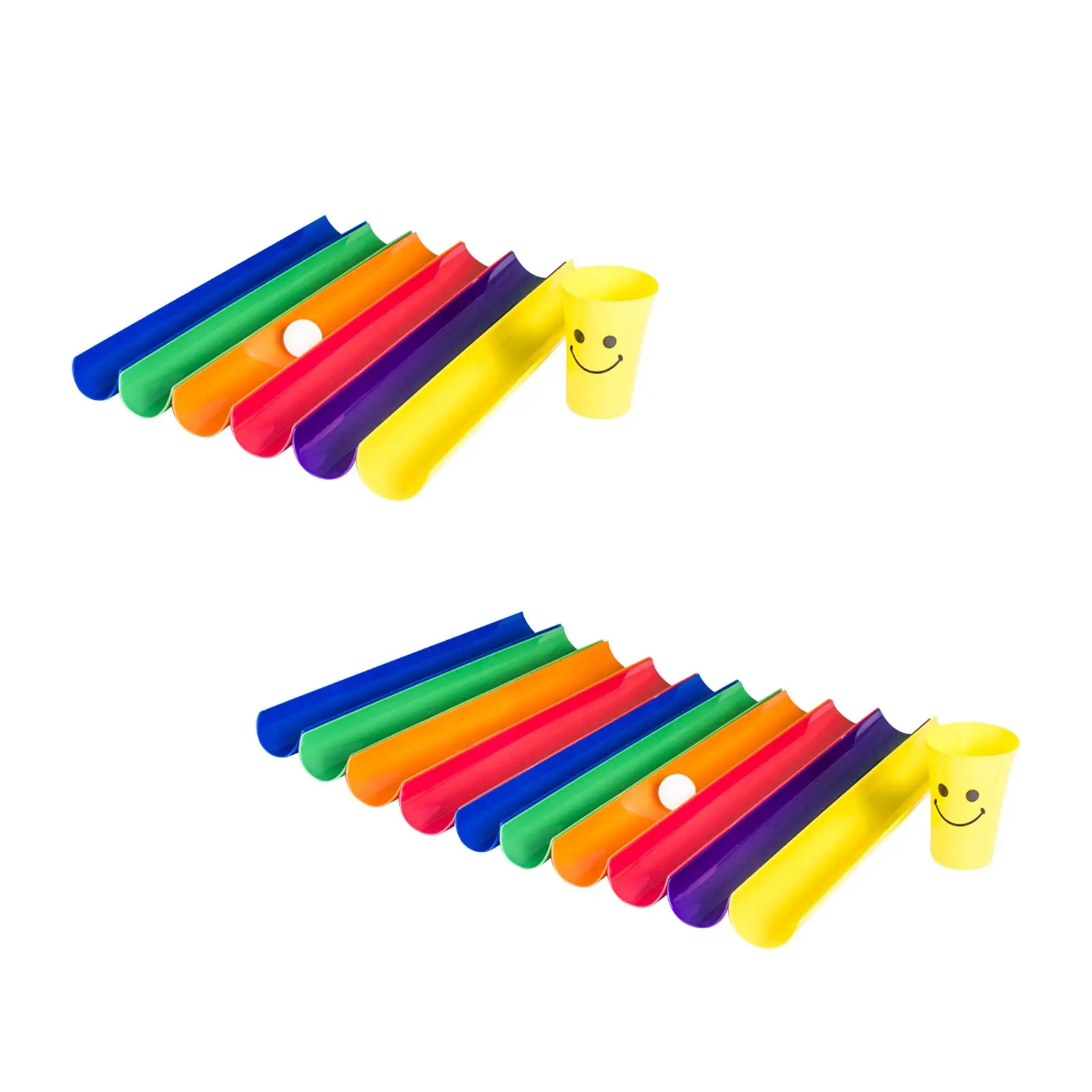 

Pipeline Challenge Games Half Pipes and Ball Pipeline Kit for Gym School Birthday Parties Field Day Game Outdoor Youth Sports