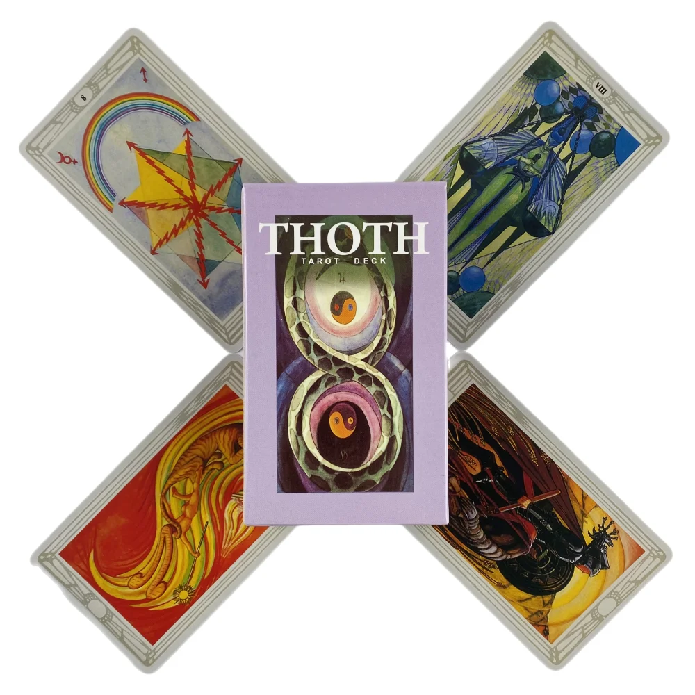 Karty Tarota Thoth A 78 Talii Oracle English Divination Edition Borad Playing Games