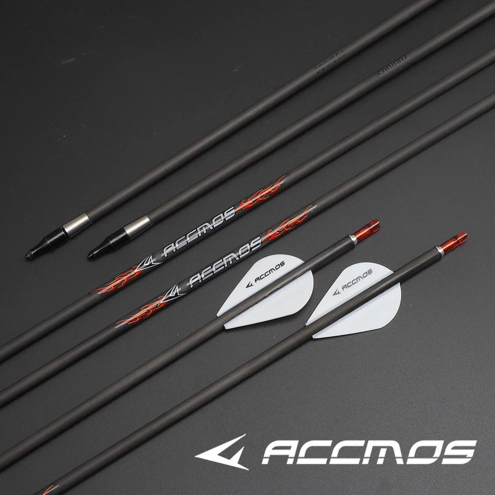 Fûts De Flèches Carbone SP300-500 - 31 Pouces, Pour Arc Recurve Ou Chasse, DIY