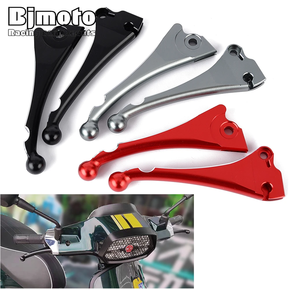 

Motorcycle Aluminum CNC Clutch Brake Levers Set For Primavera 125 150 Vespa Sprint 150 2016 2017 2018 2019 2020 2021