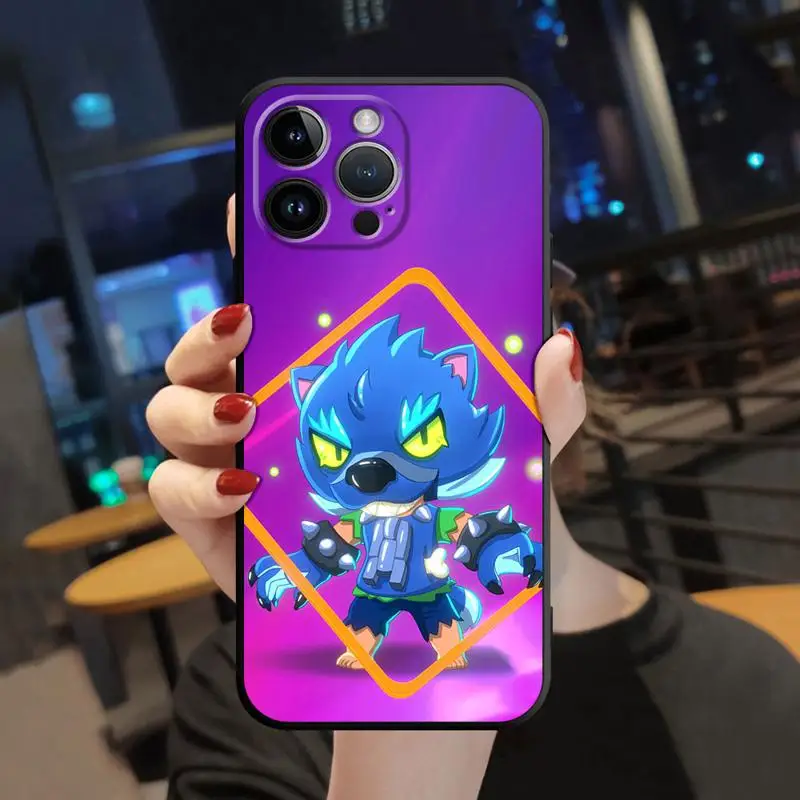 thumbnail image 1 of Case For Apple iPhone 14 15 13 11 12 Pro 7 XR X XS Max 8 Plus SE 2022 14Pro Black Soft Phone Funda Gbrawl Boys Stars, 1 of 5