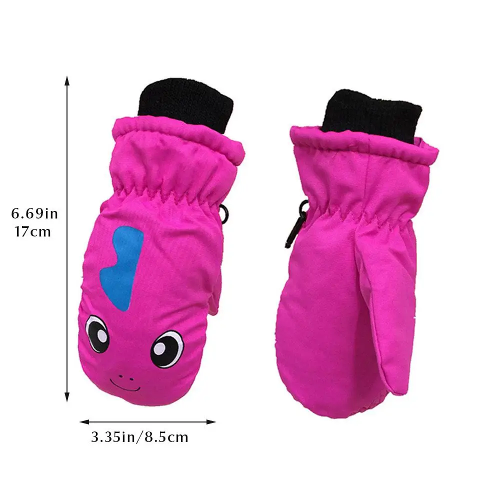 1 Pair Baby Mitten for Winter Kids Boys Girls Outdoor Warm Gloves Waterproof Windproof Ski Gloves Baby Mitten for Winter