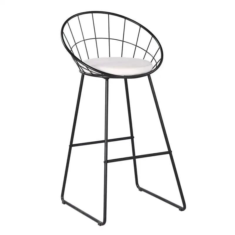

Metal Stool in Black, Set of 2