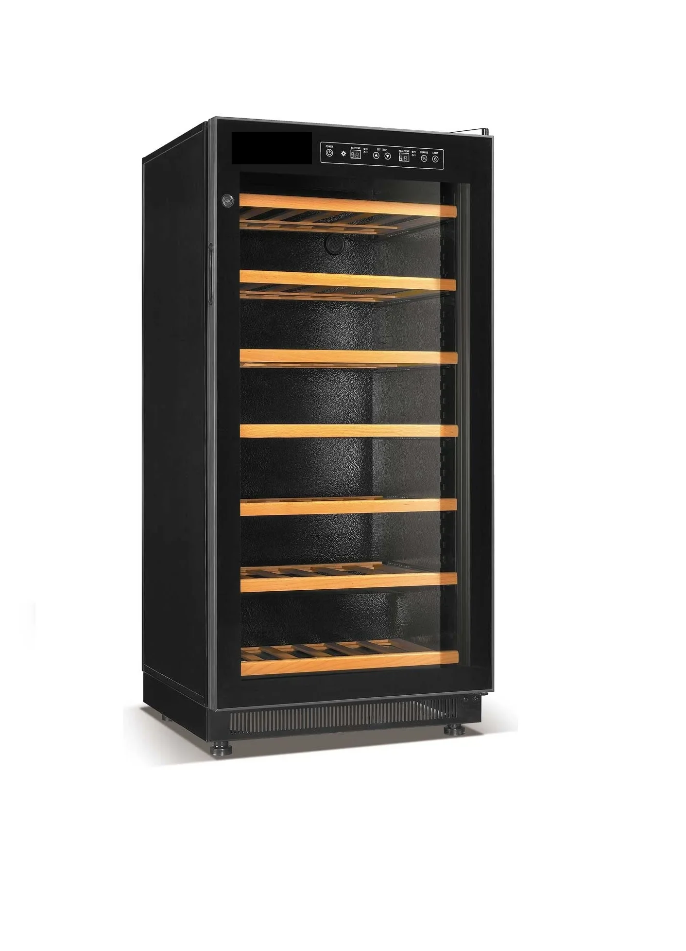 Home Wine Cooler Cellar Stainless Steel Restaurant Commercial Refrigerator Bar Drink Fridge Glass Door Under Counter