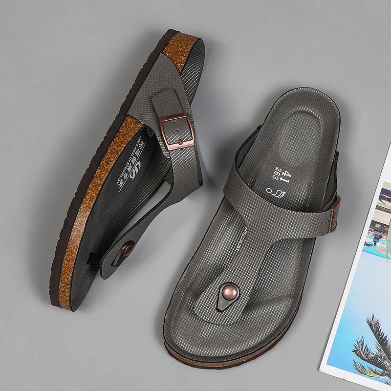 Summer Hot Selling Men's Sandals Soft Soled Non Slip Flat Shoes Women's Home Casual Shoes Couple Style Men's Beach