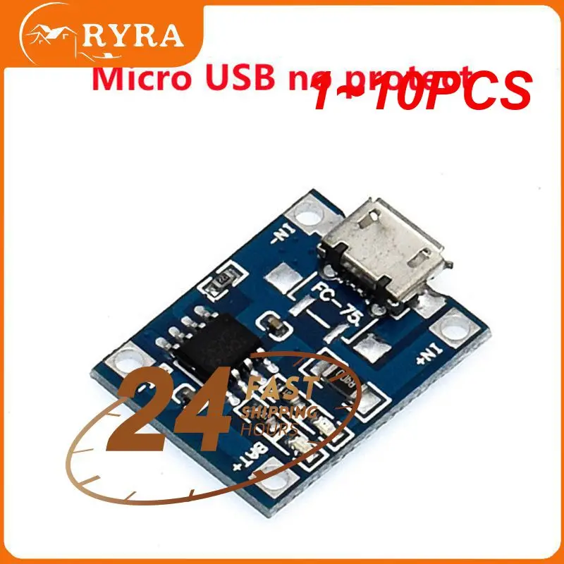 

1 ~ 10 шт. Micro USB/Type-C/Mini 5V1A 18650 TP4056 фотозарядная плата с двойной функцией защиты