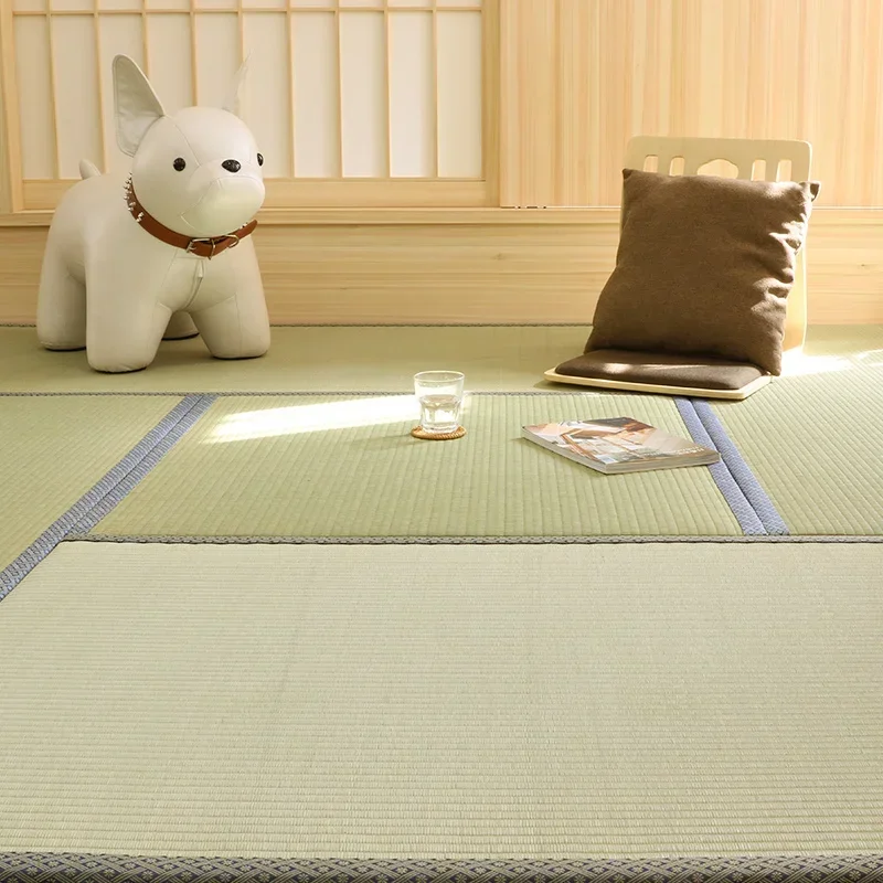 Custom Made Thick 2.5cm/3.0cm/4.0cm Japanese Traditional Mat Woven Rush Straw Mats Sleeping Flooring Judo Mattress 2