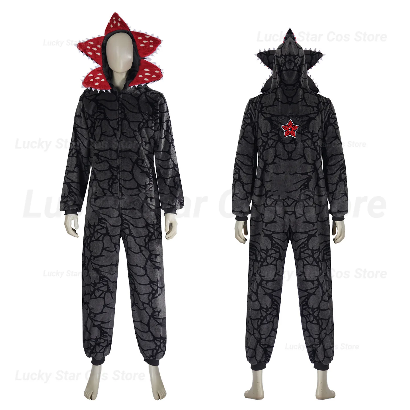 Child & Adult Animal Onesie Pajamas – Warm Hooded Costume Sleepsuit for Christmas Cosplay and Indoor Lounging Parties & Family
