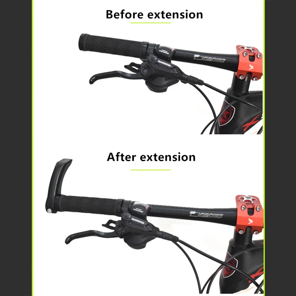 Mountain Bicycle Handlebar Extension Rod For Grips Ports Of 15-20mm Diameter Extend Aluminum Alloy Cycling Bike Parts 1pair bicycle handlebar extender bicycle handlebar extension bicycle accessories bicycle handlebar