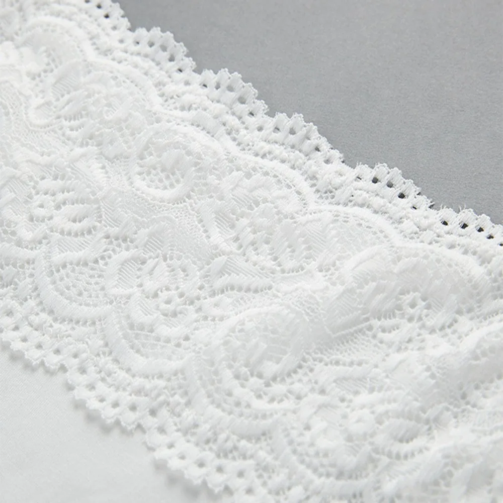 Women Basic Layer Sleeveless for Tank Top Scalloped Floral Lace Splicing Chest Slim Camisole Stretchy Spaghetti Strap Solid