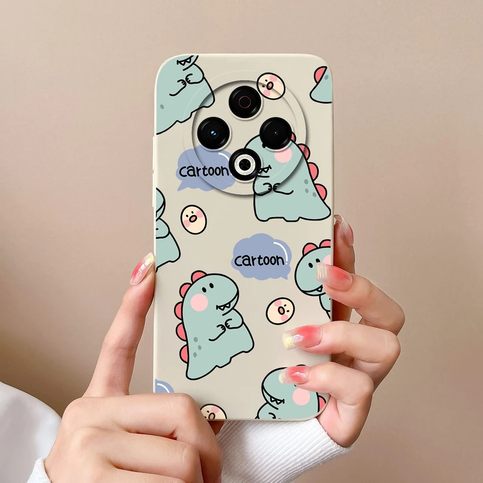 Lovely Dinosaur Camera Protection Phone Case Back Cover for Tecno Spark 30 Pro 4G