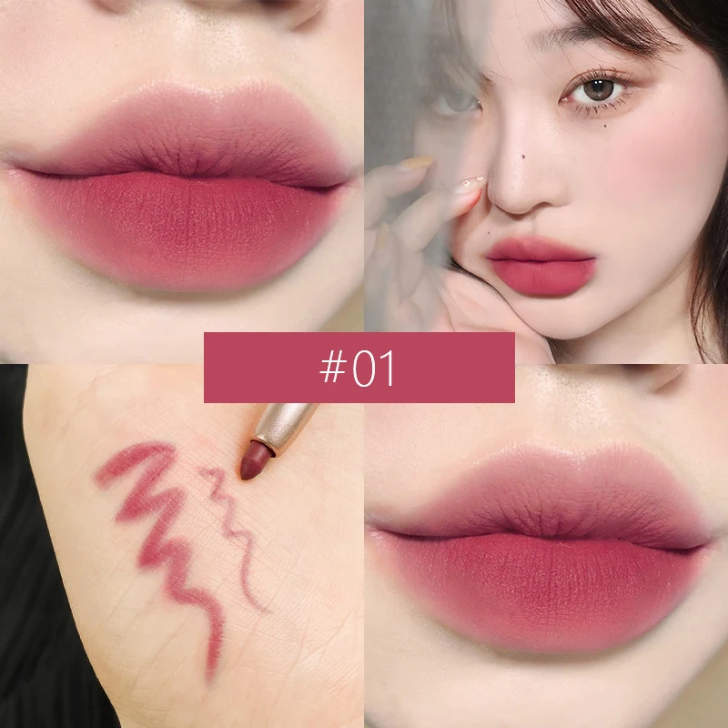 Waterproof Auto Lip Liner Pencil Long Lasting Smooth Application Mechanical Lip Liner Pencil Makeup for Women
