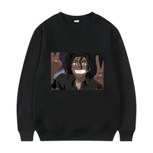 

Anime Cartoon Style Design Man Playboi Carti Hip Hop Sweatshirts Tupac 2pac Rap Sweatshirt Regular Men Women Crewneck Streetwear