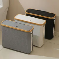 Toilet Paper Basket 28L Toilet Paper Storage with Lid for Bathroom Free Standing Holder Organizer Holds Up to 9-12 Rolls 1