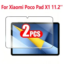 Premium HD Scratch Proof Tempered Glass Screen Protector (2PC - POCO Pad X1 11.2)