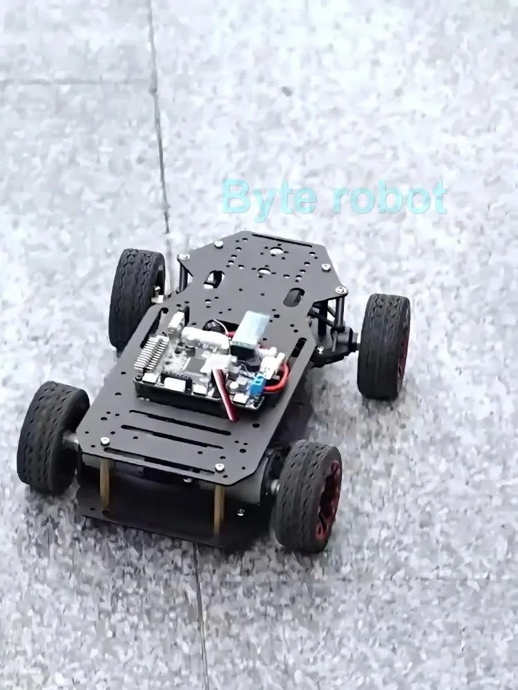 5KG Load 4WD Robot Car Metal Ackerman RC Chassis with Dual