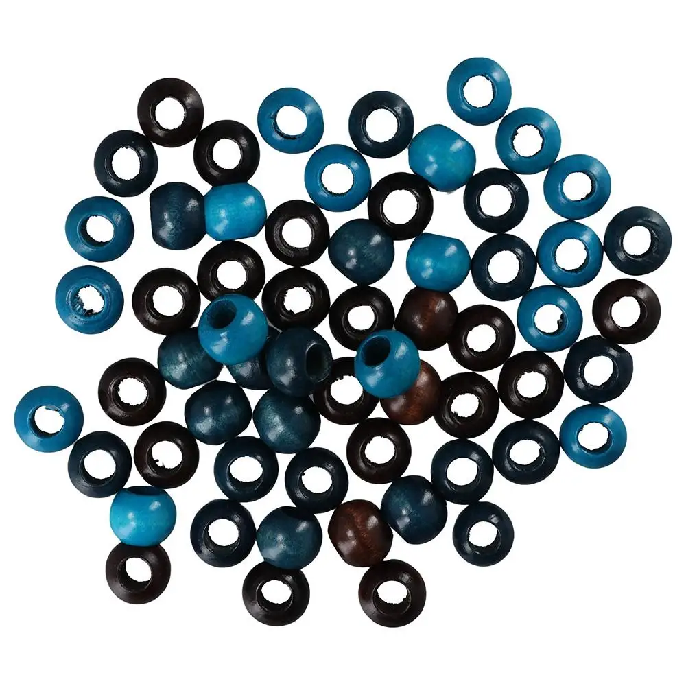 

150 Pieces Spacer Beads Brown Wooden Beads DIY Large Hole (10mm) for Home Decorations. Wooden Craft Party