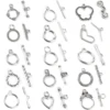 20Sets Silver Color OT Clasps Connectors Bracelet Necklace Toggle Clasps Pendant Buckle For Jewelry Making Findings Accessories 20Sets Silver Color OT Clasps Connectors Bracelet Necklace Toggle Clasps Pendant Buckle For Jewelry Making Findings Accessories