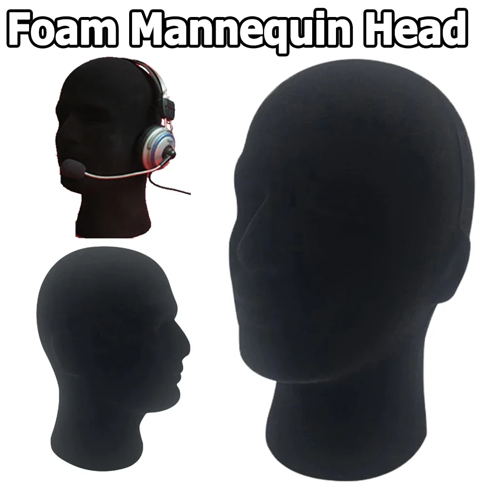 Foam Head Female Head Model Styrofoam Mannequin Head for Hat Hair Wigs Glasses Cap Display Holder Stand Rack Photograph Props