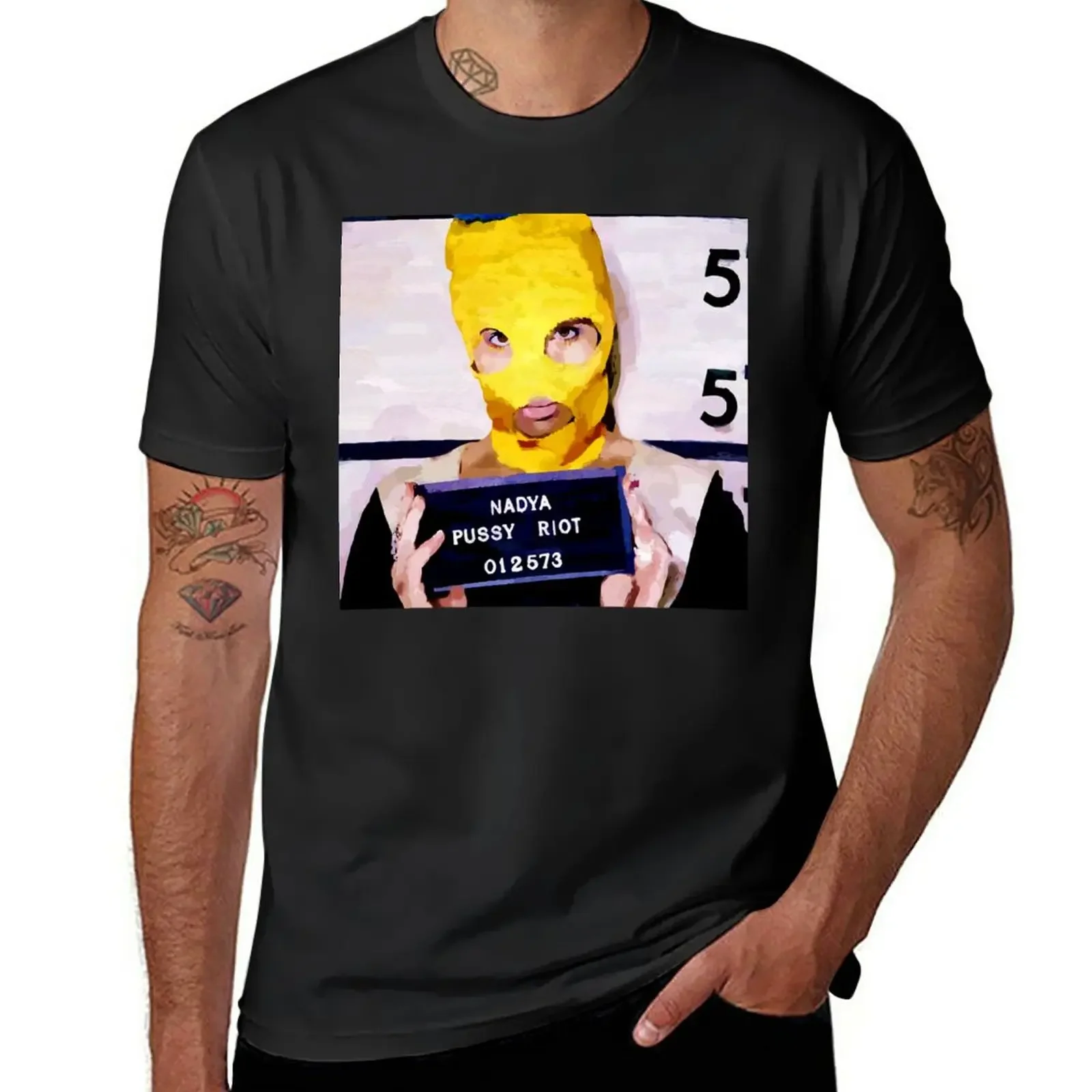 

Nadezhda Painting T-Shirt oversizeds cute tops for a boy plain black t shirts men