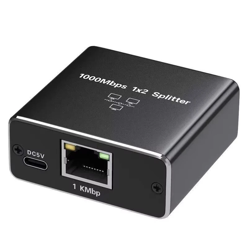 High-Speed Gigabit Ethernet Network Splitter and Extender Adapter