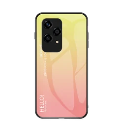 Gradient Tempered Glass Case - Colorful Protective Cover for Honor X6 (X6S) (01)