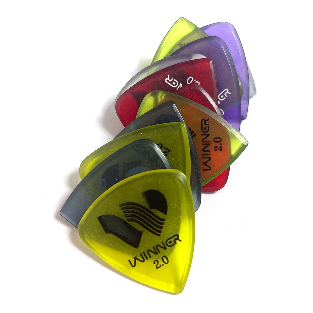 Lots of 12pcs Alice WR2 Hybrid Polycarbon Guitar Picks Plectrums 2.0mm for Electric Guitar Bass