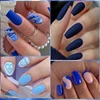 Mtssii 6ML Matte Blue Color Gel Nail Polish Autumn Winter Deep Color Semi Permanent Soak Off Nail Art For Manicure Gel Varnish 3