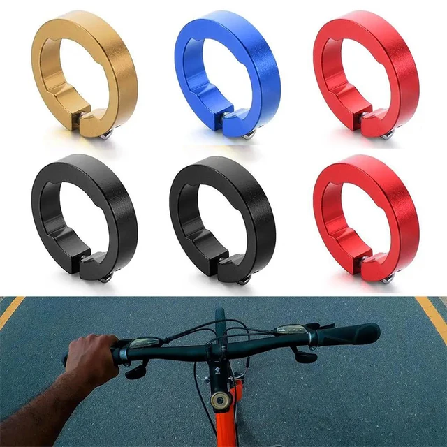 1/2/4/20pcs Bike Grip Lock Ring Aluminum Alloy 8mm for Bike 22.2mm Tube Handlerbar Grip Ring Lock Bike Bar Grips Locking Ends 4
