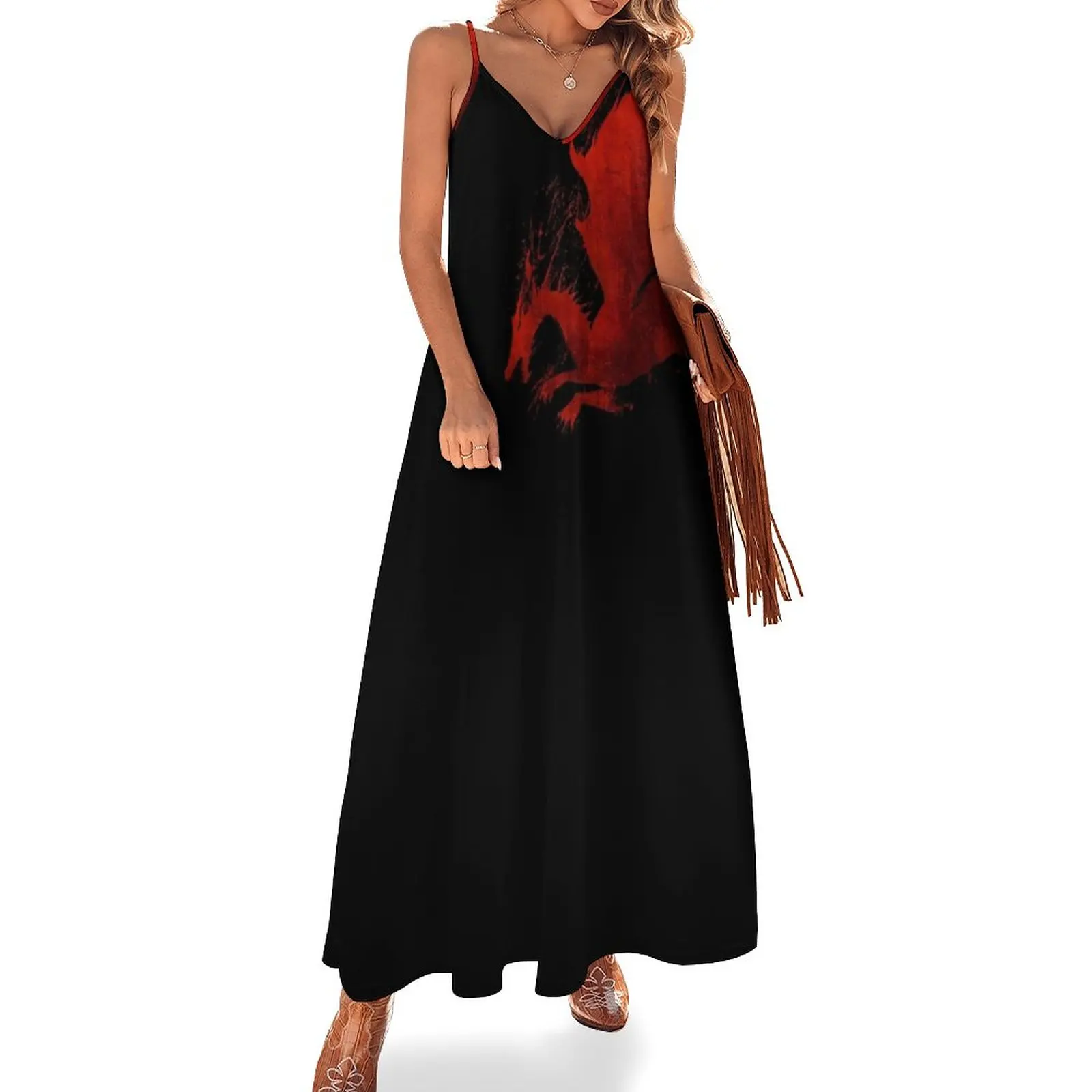 

New Dragon Age Origins: Blood Dragon V2 Sleeveless Dress dress for women summer