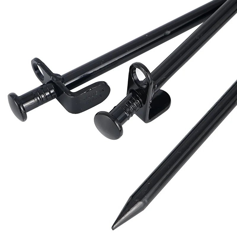 

Canopy Tent Ground Nails Bold and Lengthened Steel Hardware Snow Nail Accessories 30CM Black Wholesale