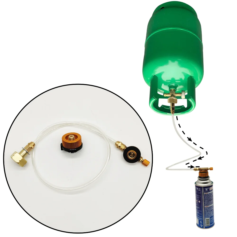 Camping Gas Stove Gas Cylinder Propane Refill Adapter Gas Tank