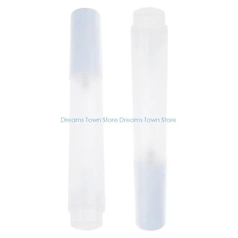 HX6A 2x8mm 기울어진 머리 리필 가능 페인트 펜 플랫 헤드 아크릴 빈 페인트 마커