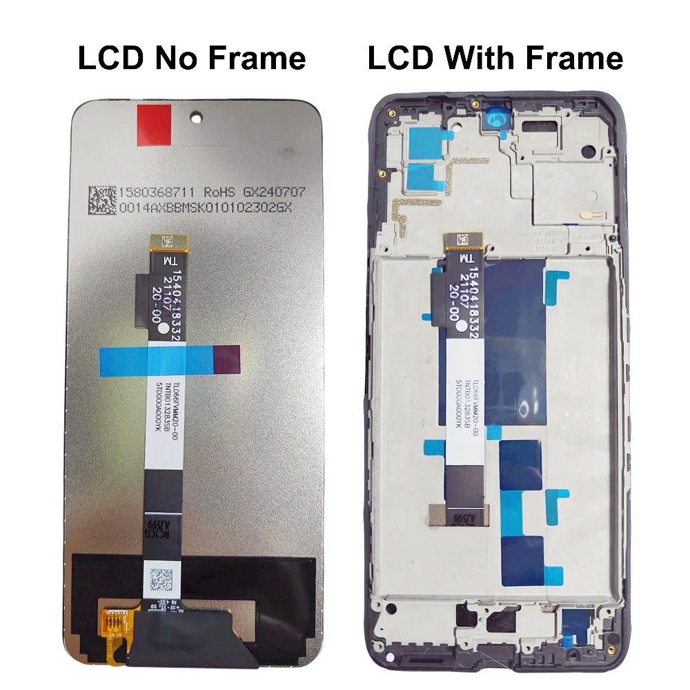 Original Ecran LCD Pulled avec Châssis (PIEC)Gris Graphite