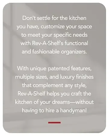 Rev-A-Shelf Upgrade Your Home