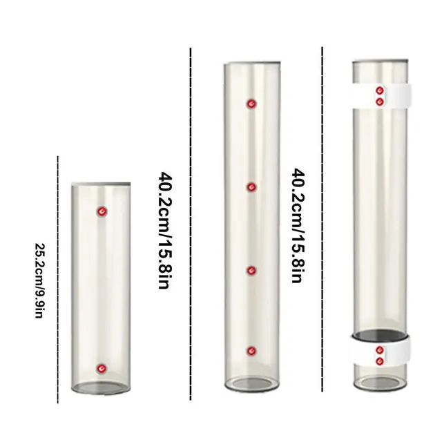 Magnetic Shuttlecocks Storage Tube Transparent Shoulder Strap Badminton Cylinder Durable Barrel Badminton Balls Holder 6