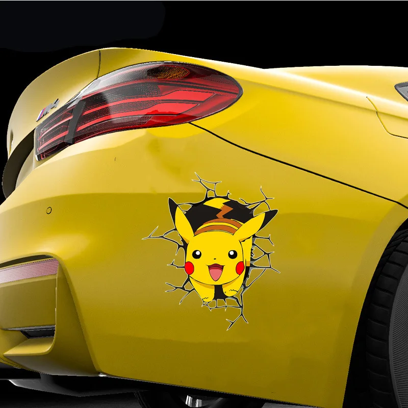 Pokemon Pikachu Auto dicht Streifen Niedlichen Cartoon Auto Sitz Seite Slot  Stecker Dekoration Handy Anti-dropping