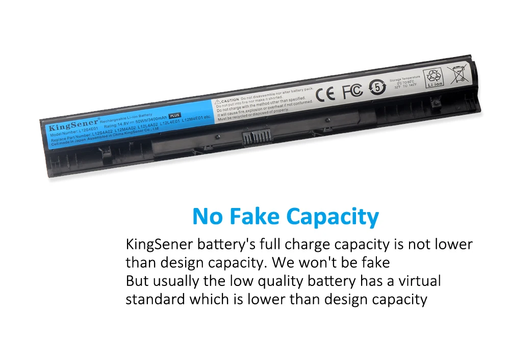 Bateria KingSener para Lenovo, L12S4E01, 3400mAh, Z40,