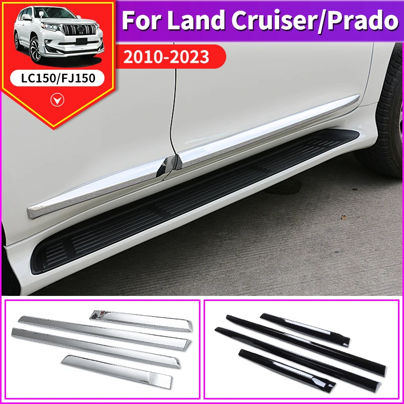 

For Toyota Land Cruiser Prado 150 Lc150 Car Door Anti-Collision Body Decorative Modification Accessories 2021-2010 2020 2019