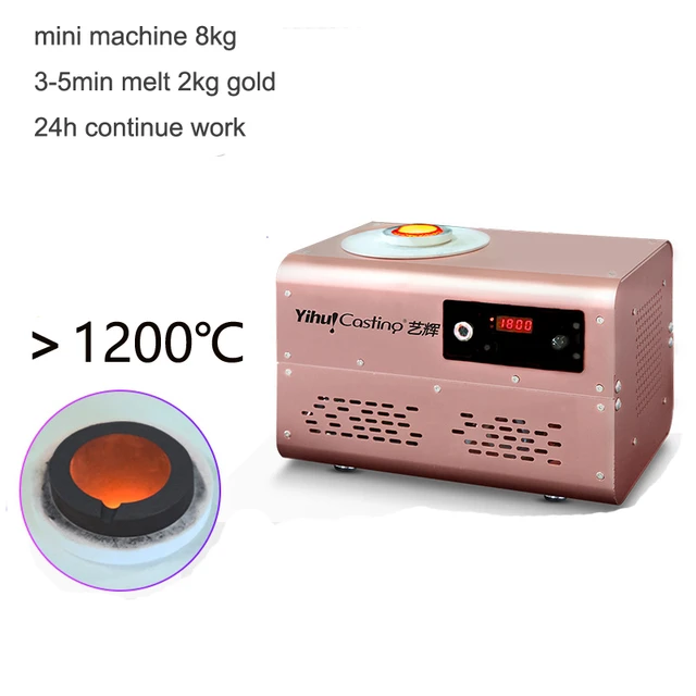 2kg Mini Portable Induction Melting Furnace For Gold Silver Steel Casting  tools Jewelry Smelting Machine - AliExpress